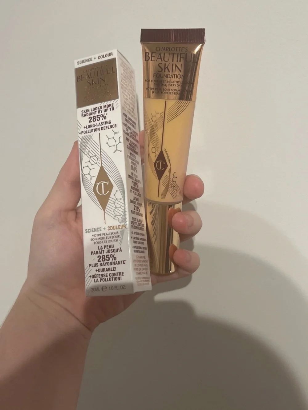 Charlotte Tilbury Beautiful Skin Foundation-Neutral 1 NEW IN BOX